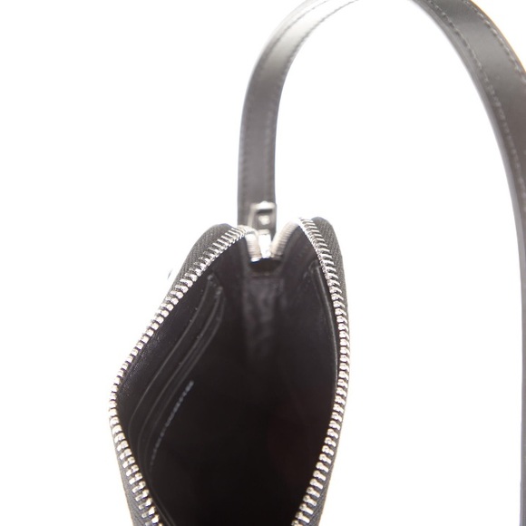 Leather Monogram Shoulder Bag - Picture 5 of 6